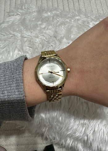 Ferrucci Parlak Altın Kadın Kol Saati - Görsel 2