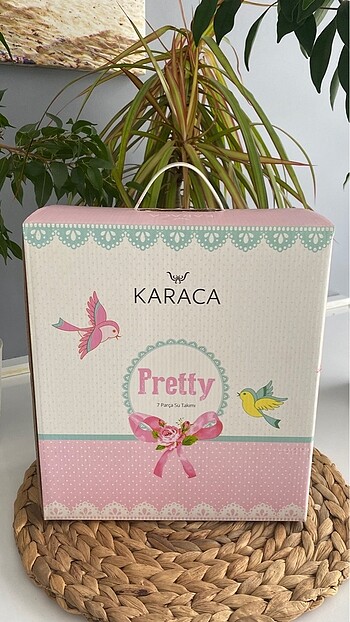 Karaca 7 parça bardak sürahi takımı