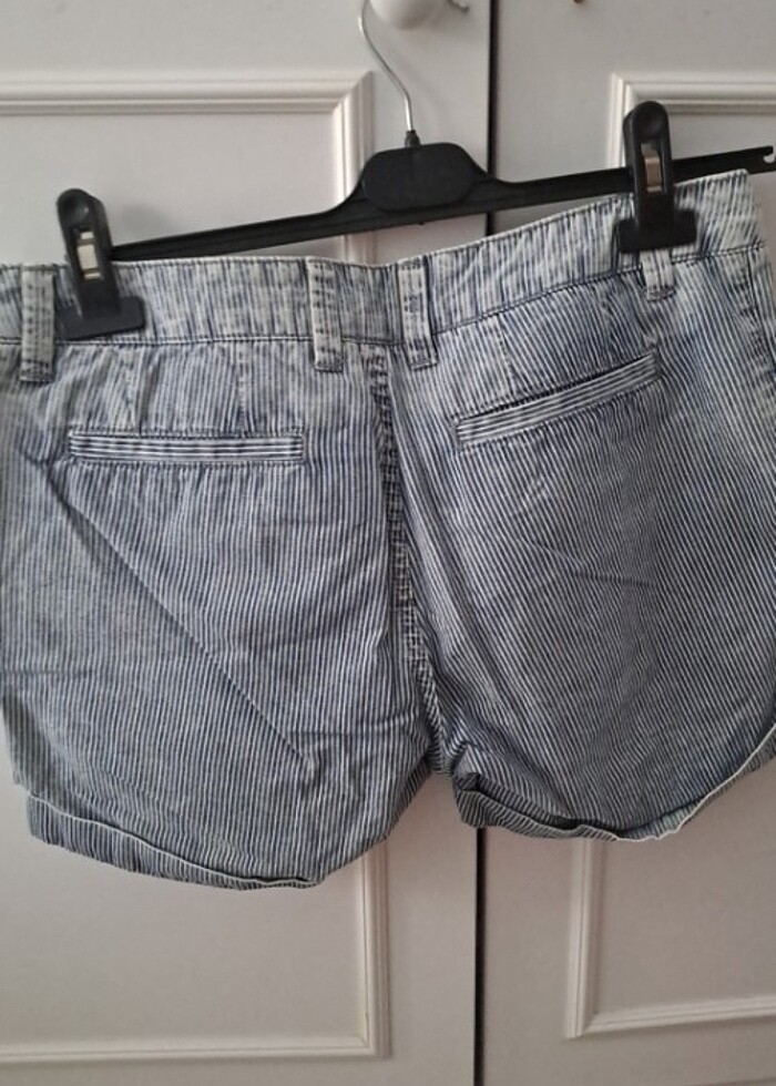 mavi jeans kot sort - Görsel 2