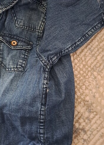 bebek kot gomlek - Görsel 3