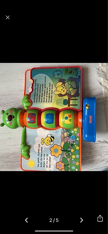 Fisher Price Fisher prica eğitici masalcı tırtıl