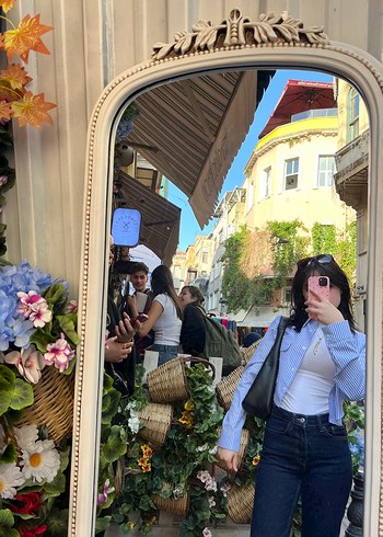 Transparan Detaylı Kadın Jean - Görsel 2