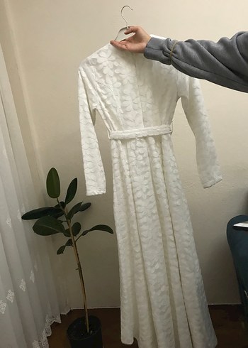 Uzun Kollu Kuyruklu nikah Elbise