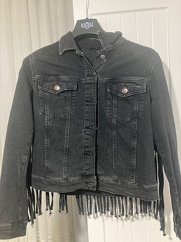 Mavi Jeans Püsküllü kot ceket