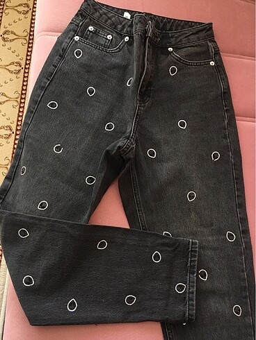 26 Beden Taşlı pantolon