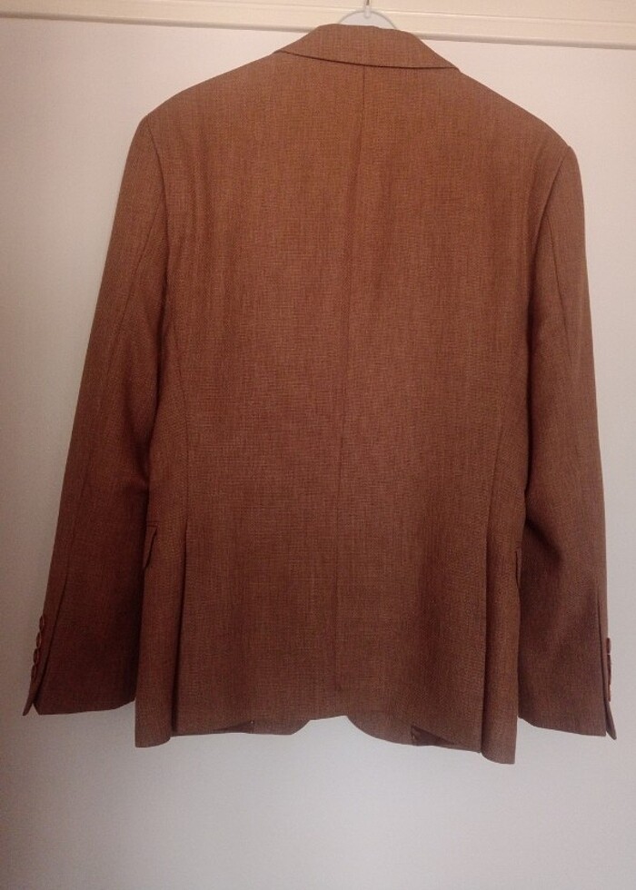 Hardal rengi erkek blazer ceket  - Görsel 2