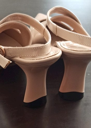 39 Beden Bej Stiletto Topuklu Kadın Ayakkabı