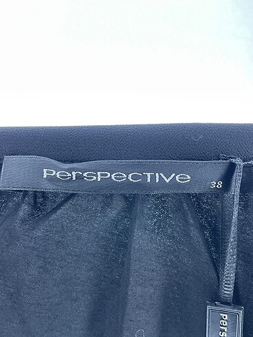 38 Beden siyah Renk Perspective Bluz %70 İndirimli.