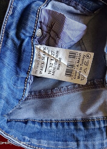 32 Beden mavi Renk Kot şort 