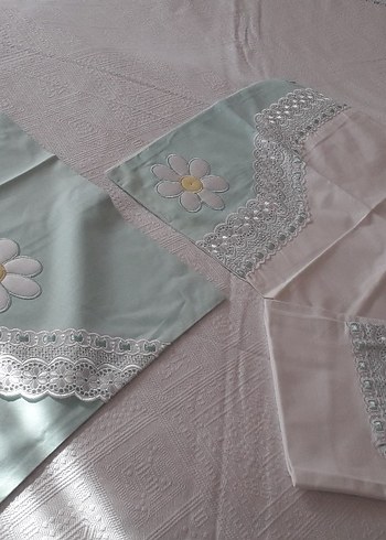 İşlemeli pike takımı - Görsel 4