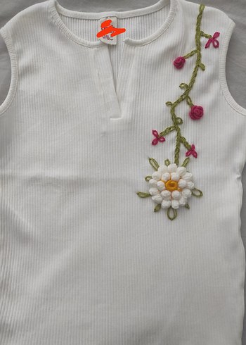 Kız Çocuk tişört özel yapım nakışı - Görsel 3