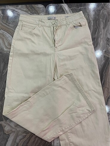 Lcw krem renk jeans