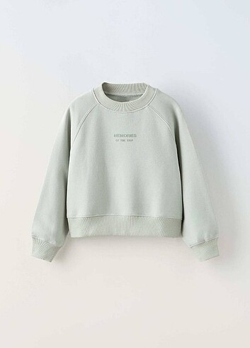 Zara La'cıel crop sweatshirt alt üst takım