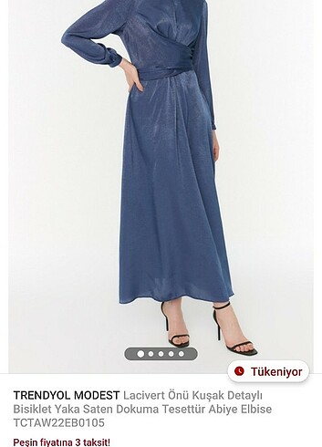 Trendyol modest abiye elbise