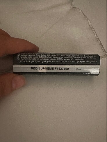  Beden Avon Red Supreme Mat Ruj