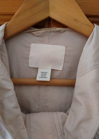 xs Beden H&M marka uzun trençkot oversayz