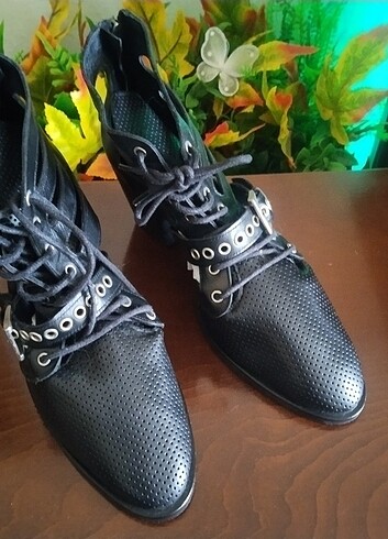 41 Beden siyah Renk Karven Shoes topuk ayakkabı 