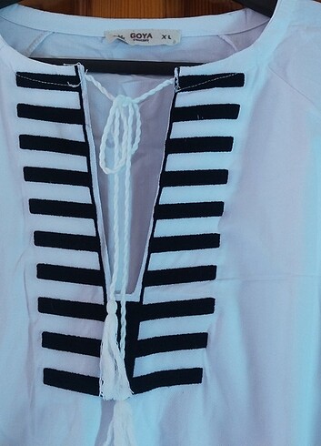 xl Beden 100%cotton İşlemeli gömlek
