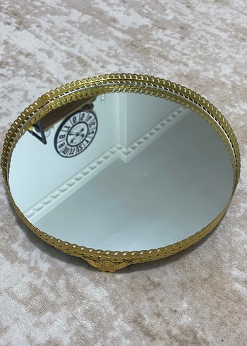 Parlak Altın Renkli Dekoratif Ayna - Görsel 2