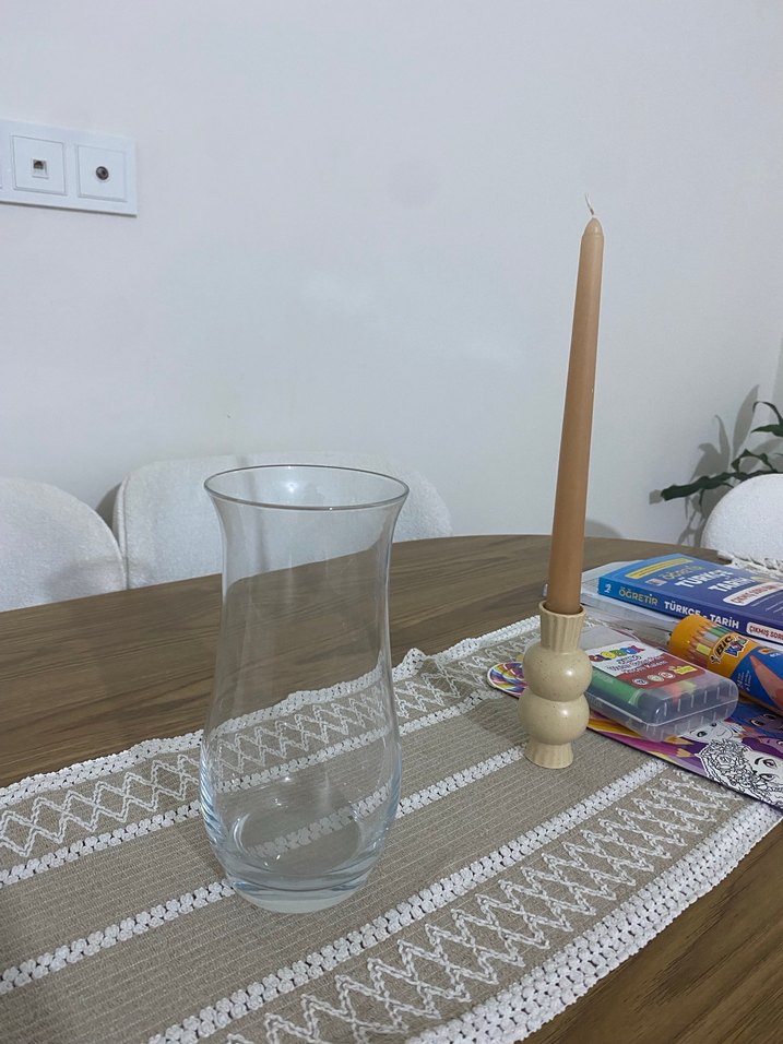 Şeffaf Cam Vazo - Görsel 2