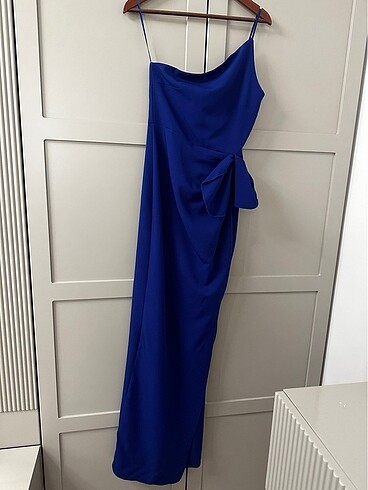 Trendyol & Milla Abiye elbise Saks mavisi