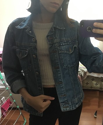 m Beden Vintage Kot Ceket