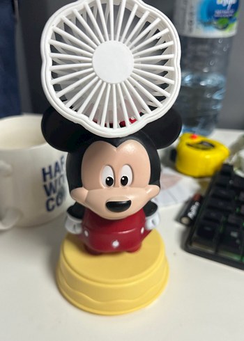 Renkli Mickey Mouse Masaüstü Vantilatör