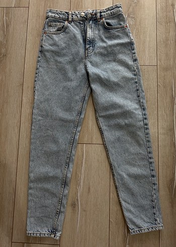 Gri Denim Kadın Günlük Jean Pantolon
