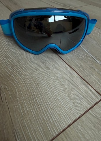 Mavi Erkek Kayak Gözlüğü Velcro Bantlı - Görsel 3