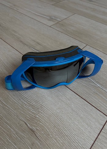 Mavi Erkek Kayak Gözlüğü Velcro Bantlı - Görsel 2