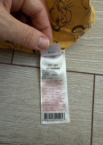 LC Waikiki Aslan Kral Desenli Erkek Çocuk Bere Seti