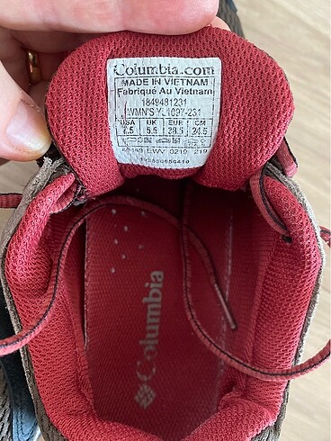 38,5 Beden kahverengi Renk Columbia spor ayakkabı