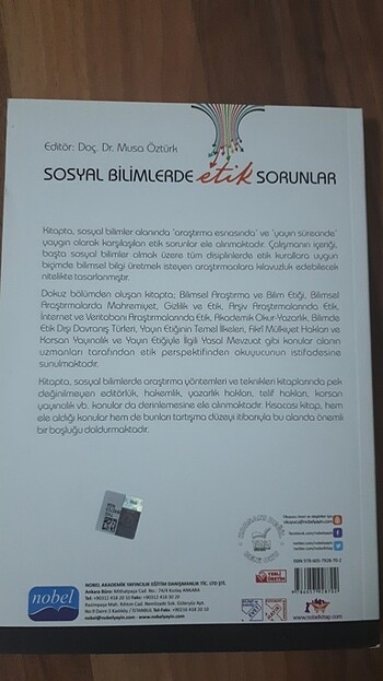  Sosyal Bilimlerde Etik Sorunlar