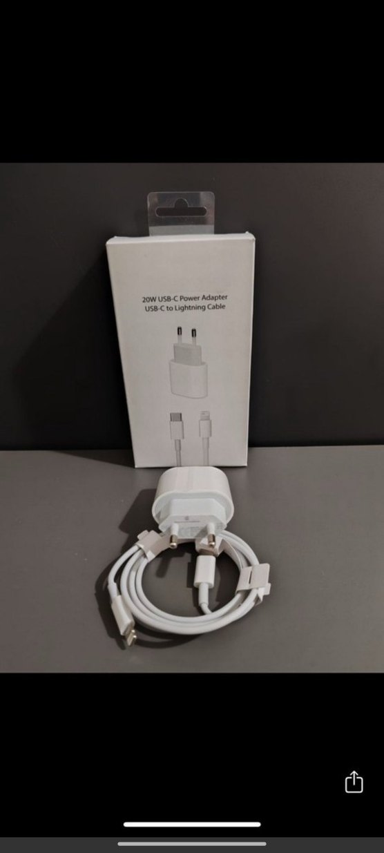 USB-C 20W Hızlı Şarj Adaptörü ve Lightning Kablosu - Görsel 3