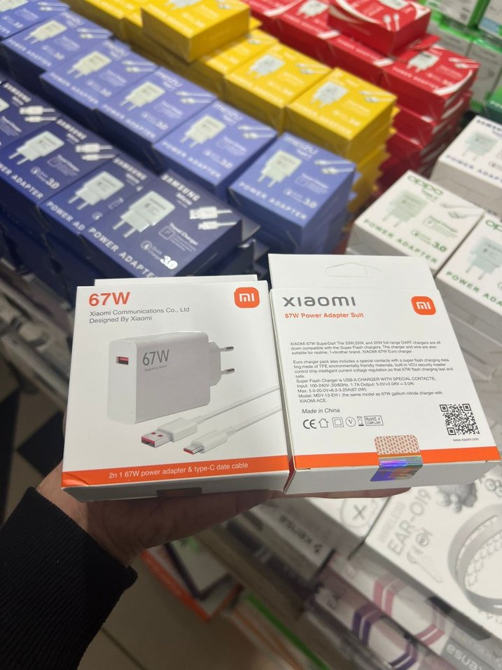 Xiaomi 67W Hızlı Şarj Adaptörü Beyaz - Görsel 2