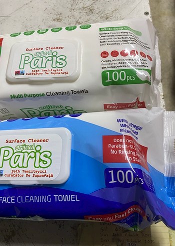 Paris Çok Amaçlı Yüz Temizleme Mendilleri 100'lü - Görsel 3