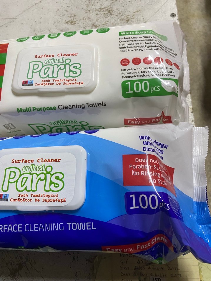 Paris Çok Amaçlı Yüz Temizleme Mendilleri 100'lü - Görsel 3