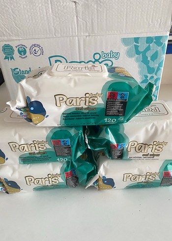 Diğer Paris Bebek Islak Mendil 120'li Alkolsüz