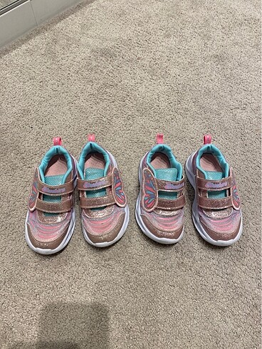 Skechers kız çocuk ayakkabı 25 numara satıldı ve 26 numara fiyat