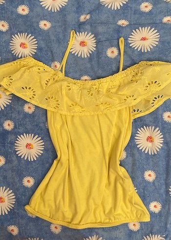 Mango Coquette Sari Askili Bluz
