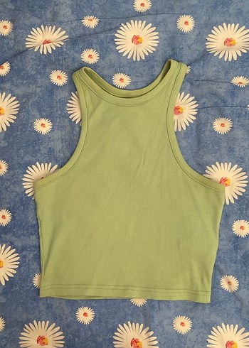 H&M Yeşil Bohem Crop