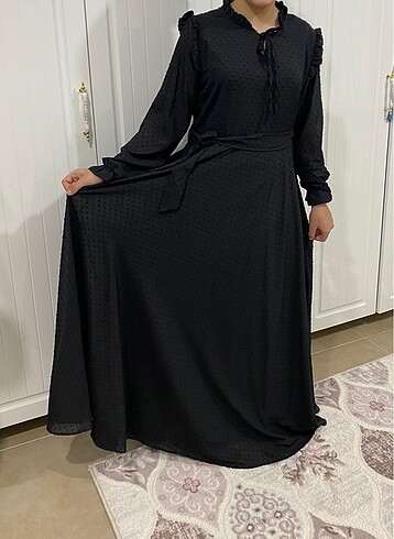 Siyah elbise - Görsel 9