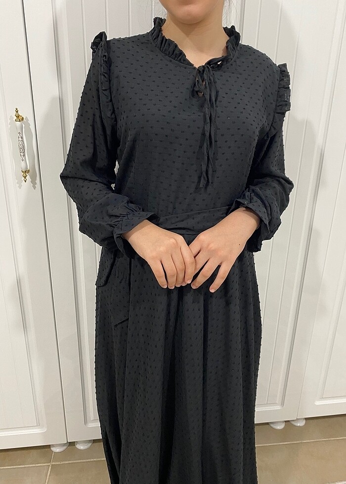 Siyah elbise - Görsel 3