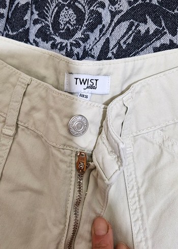 36 Beden beyaz Renk Twist