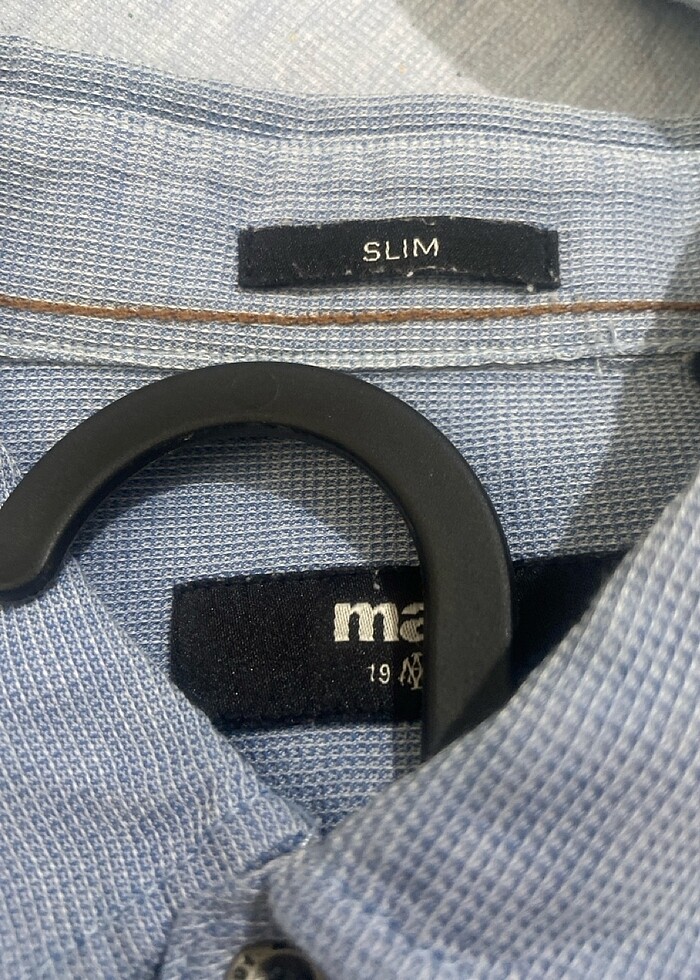 Mavi Erkek Gömlek - Görsel 3