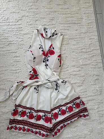 Mini şort tulum
