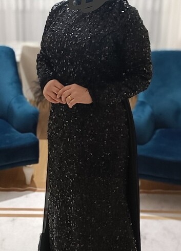 Tesettür abiye elbise 