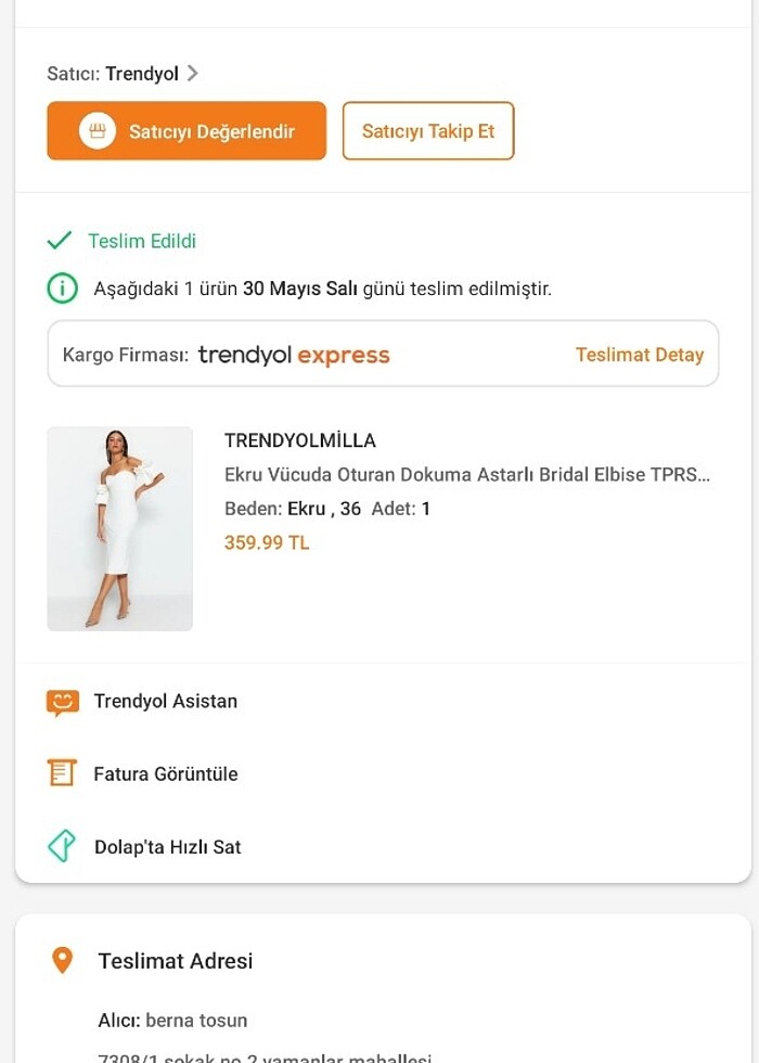 Beyaz söz nişan nikah elbisesi - Görsel 4