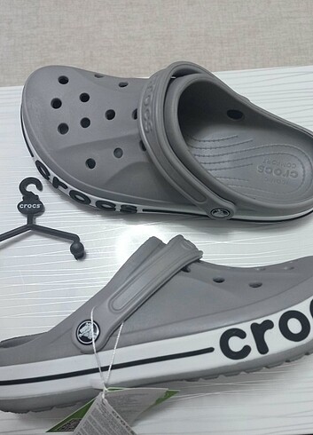 41 Beden gri Renk Crocs Terlik Sandalet Yeni Sezon