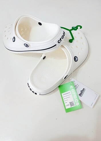 45 Beden beyaz Renk Crocs Terlik Sandalet Yeni&Etiketli 